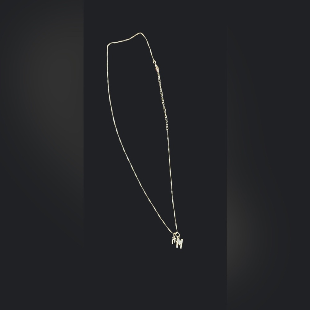 Initial “ M “ Necklace - image 2
